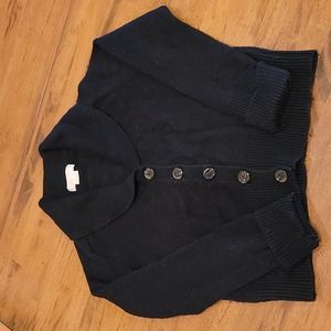 Michael Kors black cardigan sweater size Large